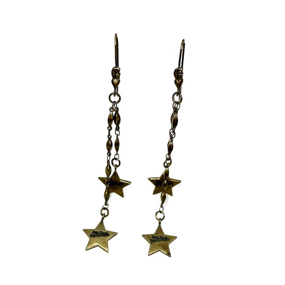 Vintage JEAN PAUL GAULTIER Star Drop Earrings - Picture 3 of 3